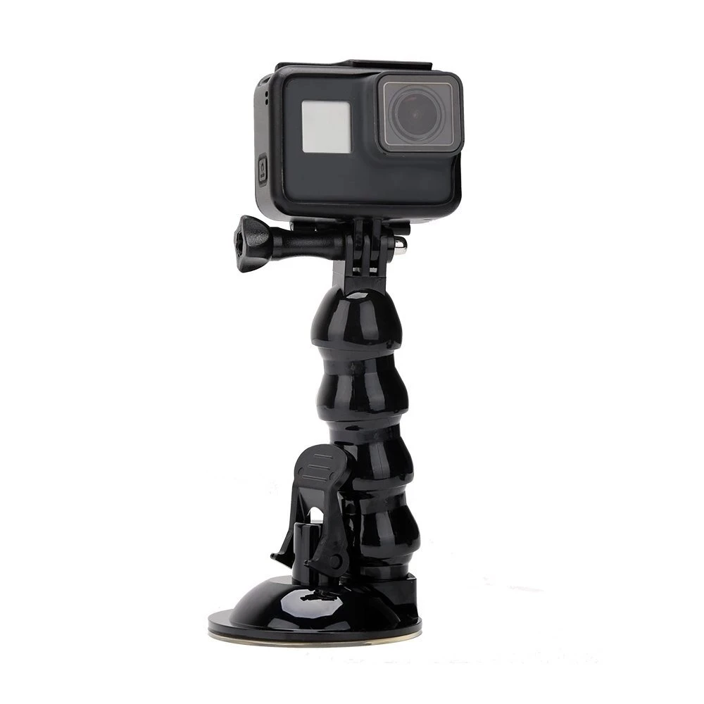 TELESIN Jaws Flex Car Suction Cup Flexible Gooseneck Mount Holder for GoPro Hero 13 12 11 10 9 8DJI OSMO Action 5 4 iPhone 1615