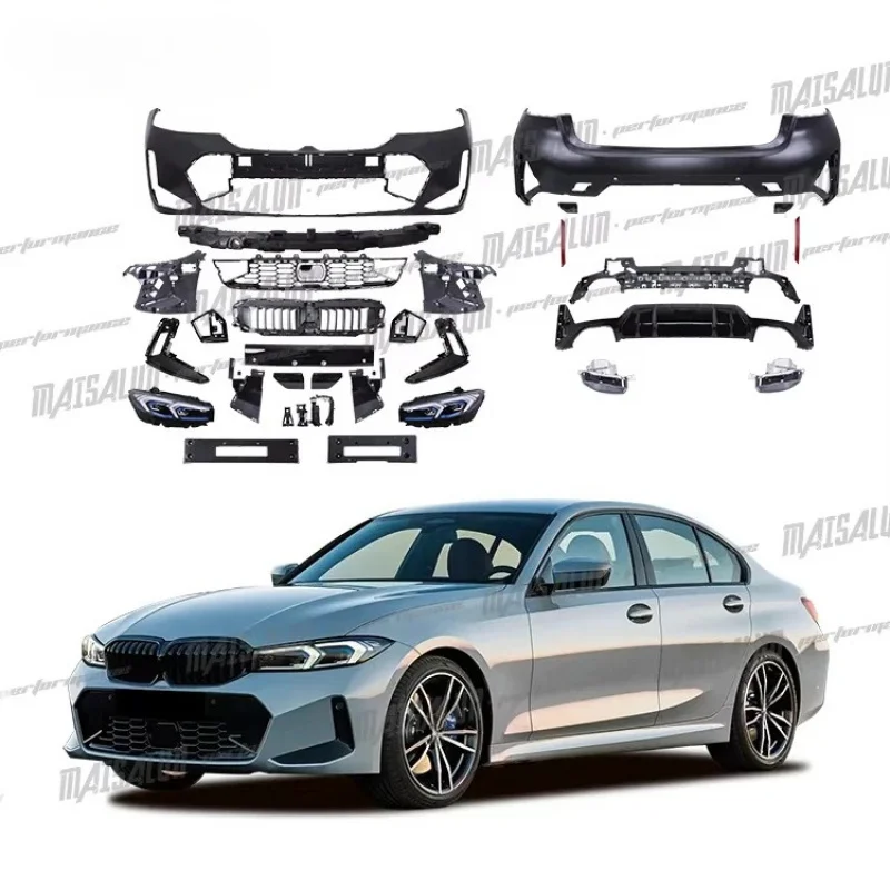 

G20 Upgr 2023, новый G20 LCI MT Style, передний и задний бампер, выхлопная фара, обвес для G20 G28 320i 330i, комплекты кузова