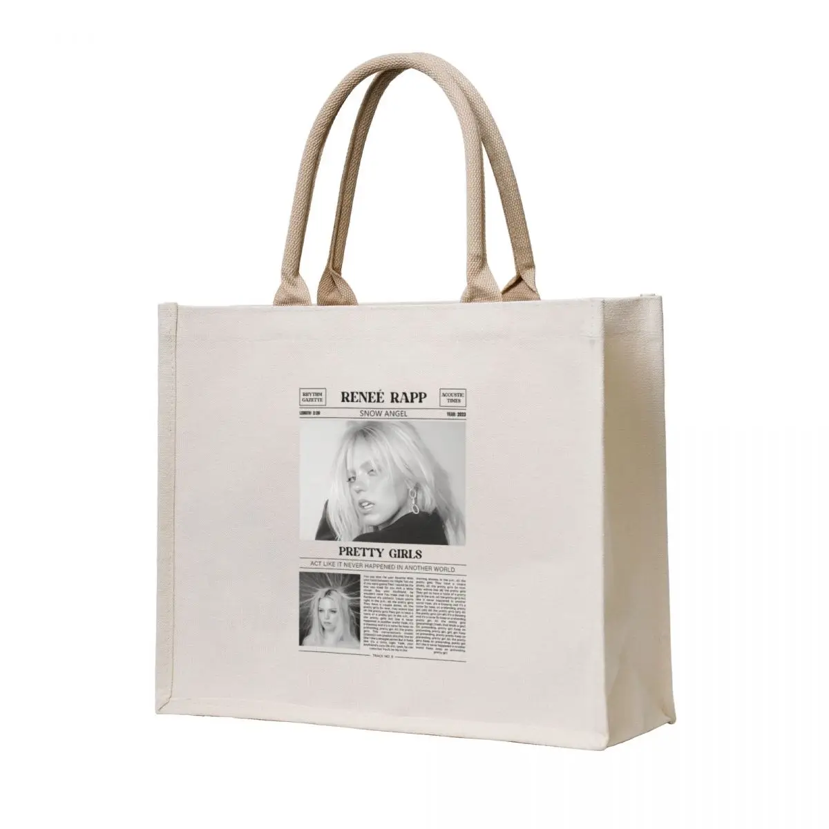 

Renee Rapp Pretty Girls Retro Tote Bag Lady bags tote bags cloth bags Shopper handbag