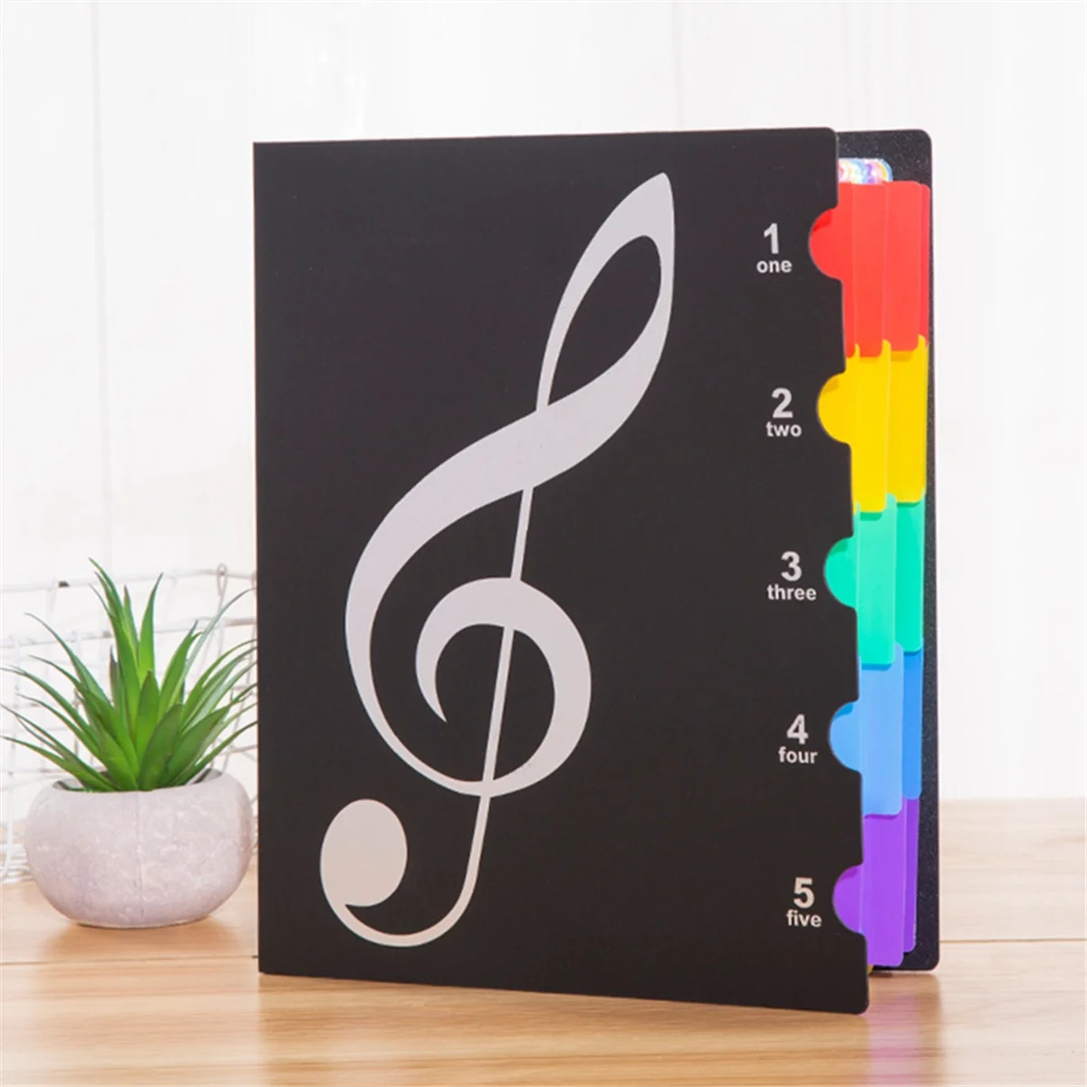 Sheet Music Folder, 60 Pages, Sheet Music/Holder,Fits Letter Size A4, Writable & Detachable Choir Folder