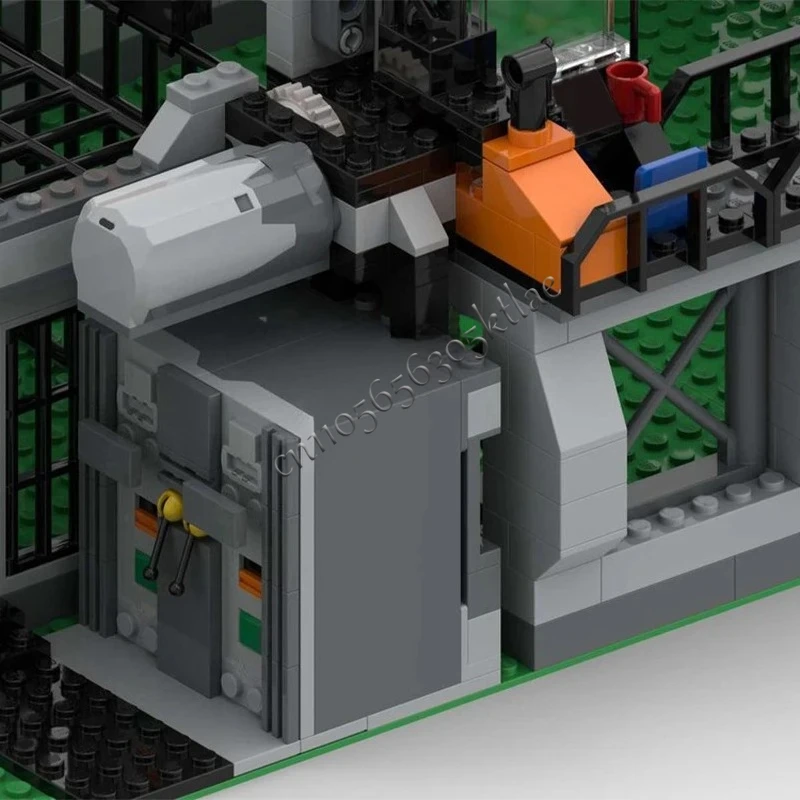 637 pièces MOC JurassicS World_Raptors Cage_PF modèle modulaire blocs de construction briques empilables jouets éducatifs créatifs enfant cadeau bricolage