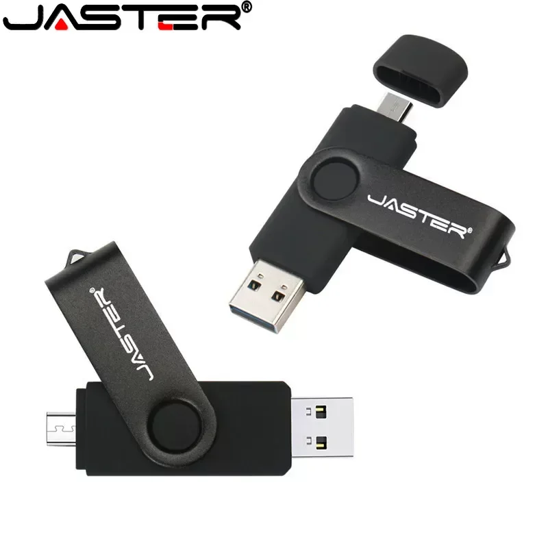 JASTER OTG USB 2.0 Flash Drive 4GB 3in1 Micro Memory Stick 8GB for Samsung and Computer External Storage 16GB Green USB Stick