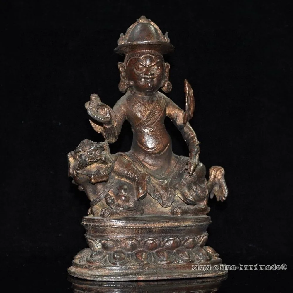 Big Jambhala buddha Riding Lion Dorje Shugden Vajradhara God protector wealth