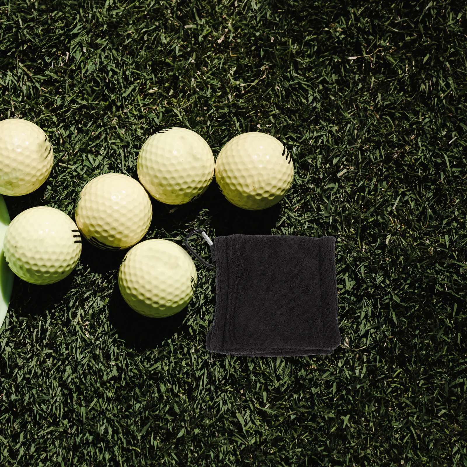 

Golf Towel 14x14cm Microfiber Cleaning Balls Rods Professional Balls Towels Portable Dry Towels Golfing Supplies Outdoor Hook