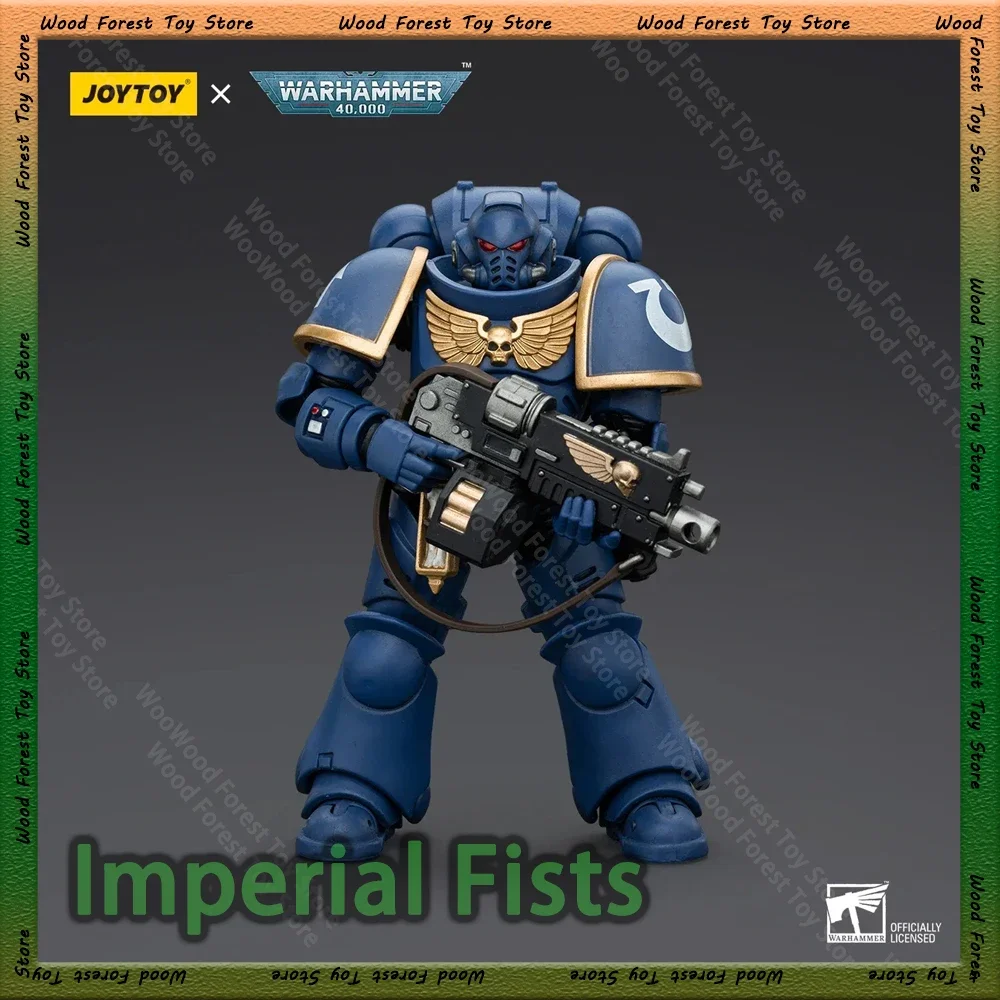 JOYTOY 1/18 Action Figure 40K Ultramarines Intercessor Anime Military Model Toy Imperial Fists Figurine Collectible Toys Gifts