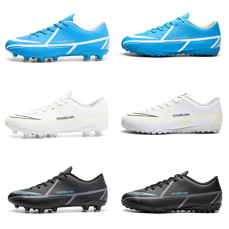 Scarpe da calcio a cinque lati scarpe da calcio professionali uomo traspirante Tf Fg erba allenamento calzature sportive tacchetti da calcio in erba