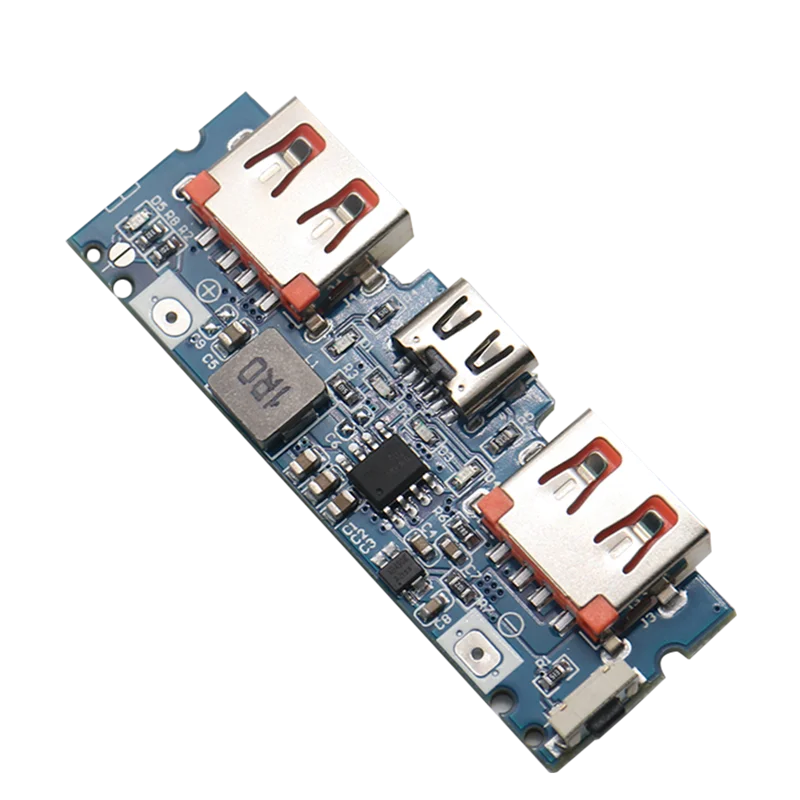 Lithium Battery Charger Board LED Dual USB  Micro/Type-C USB Mobile 18650 Charging Module