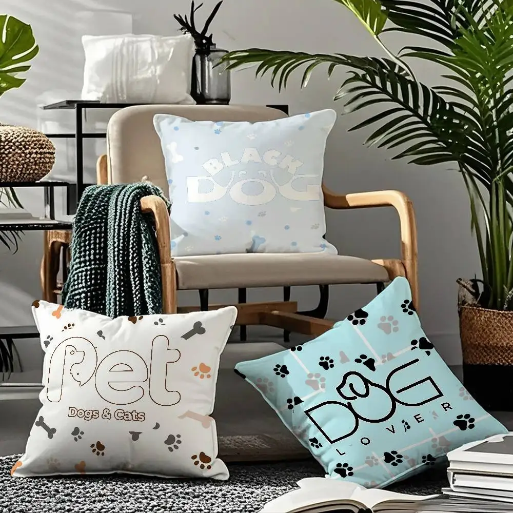 

A-Animal A-A-Alphabet Art Pillow Case Comfort Sofa Bed Silky Elegant Invisible Zipper Custom Decorative Cushion Cover