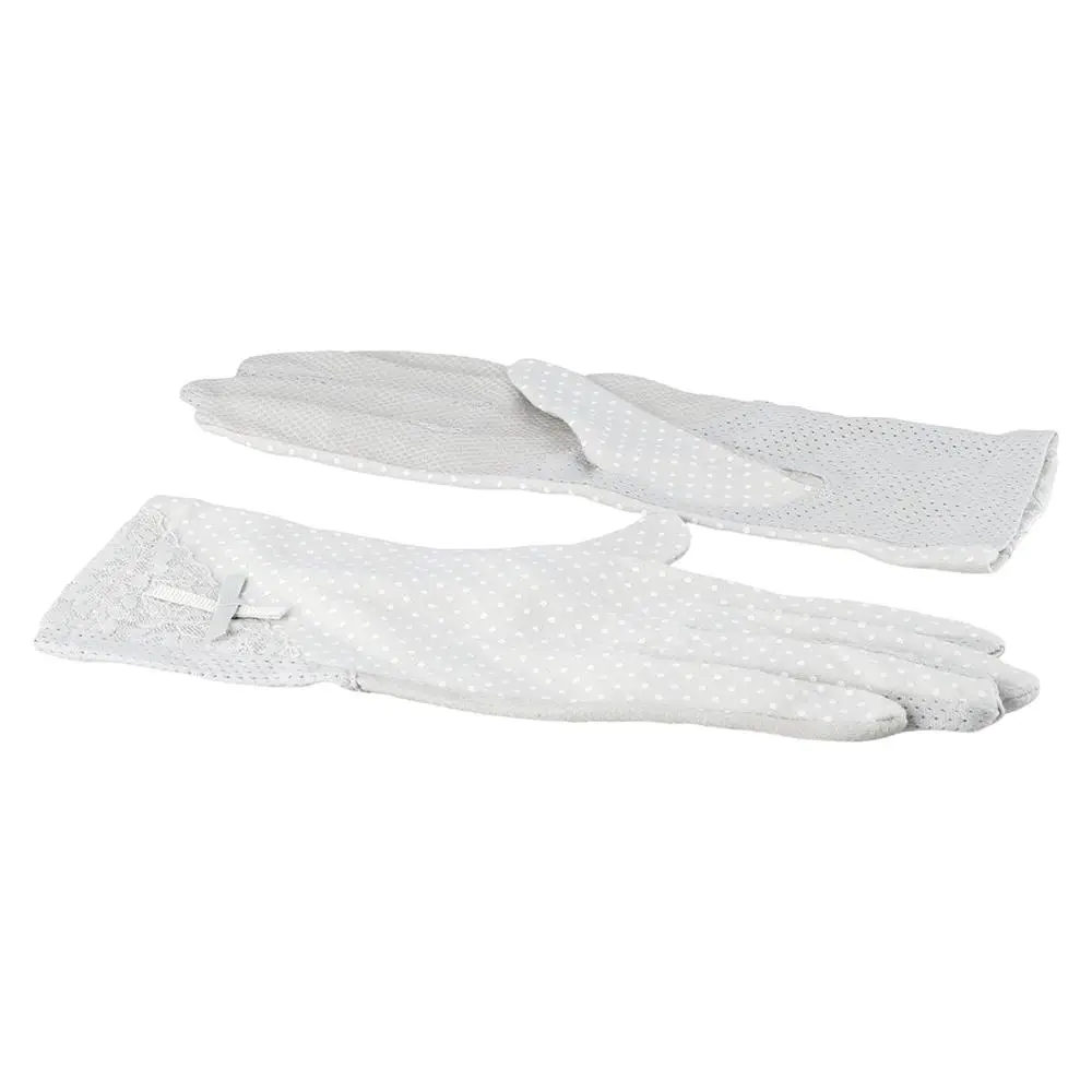 Guantes de protección solar Anti Uv transpirables antideslizantes de verano para mujer guantes de conducción guantes de encaje con pantalla táctil