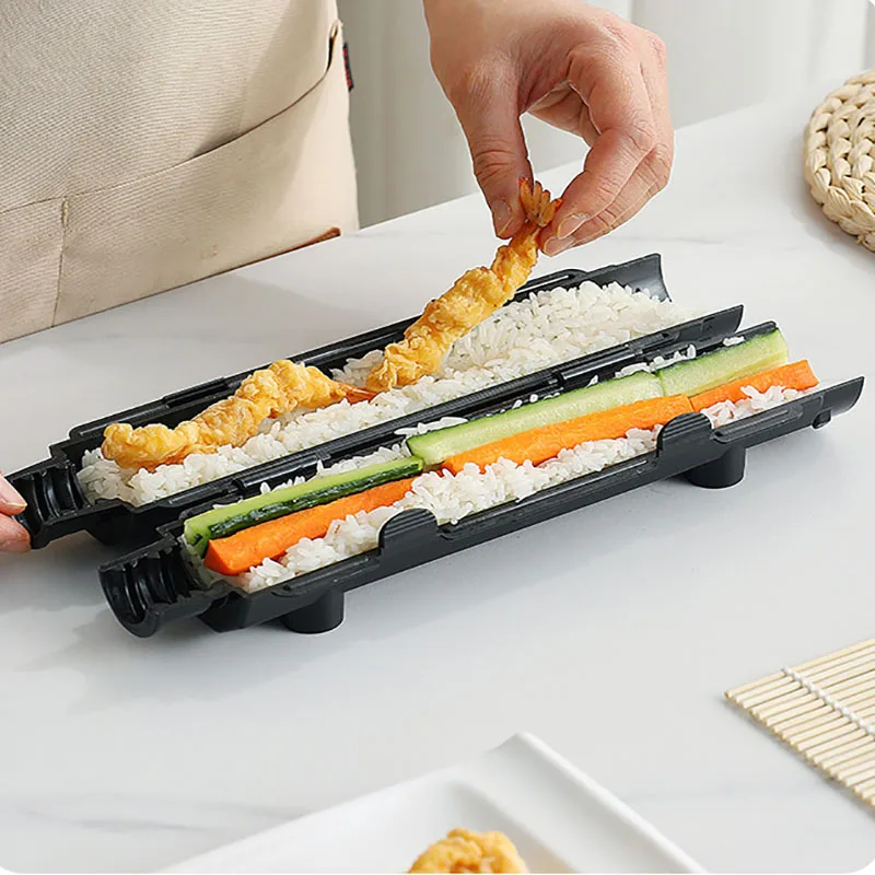 Convenient And Quick To DIY Sushi Making Mold Tool Set Bazooka For The Kitchen