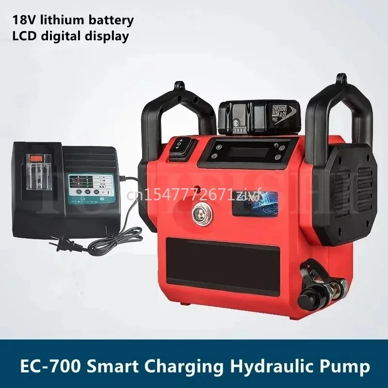 

EC-700 18V Portable Light Weight Battery Powered Hydraulic oil Pump Remote Control