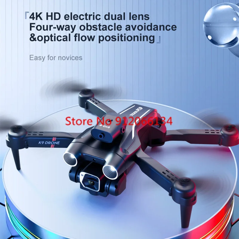 4K MINI Obstacle Avoidance WIFI FPV RC Drone 2.4G Optical Flow Headless Mode Fixed Height Remote Control Quadcopter Boy Gifts