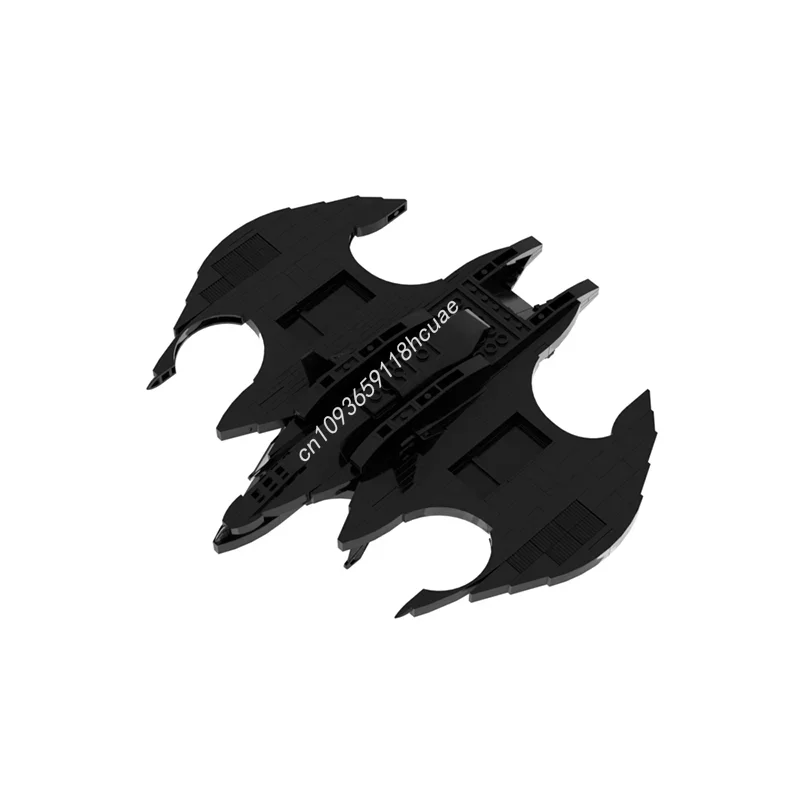329pcs MOC Studless Batwing '89 Super Heroes Building Blocks Plastic Festival Toy Gift Educational Creative STEM STEAM Learning
