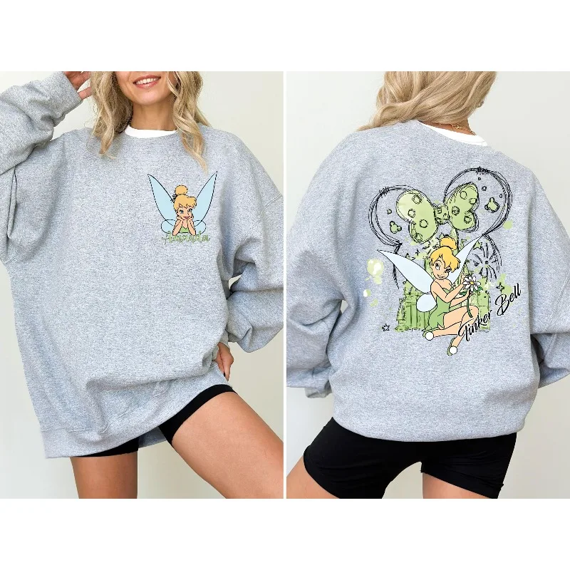 Little Ding Dang Princess, Disney Castle Hoodie für Damen, Sweatshirt, geeignet für Männer und Frauen im Herbst und Winter