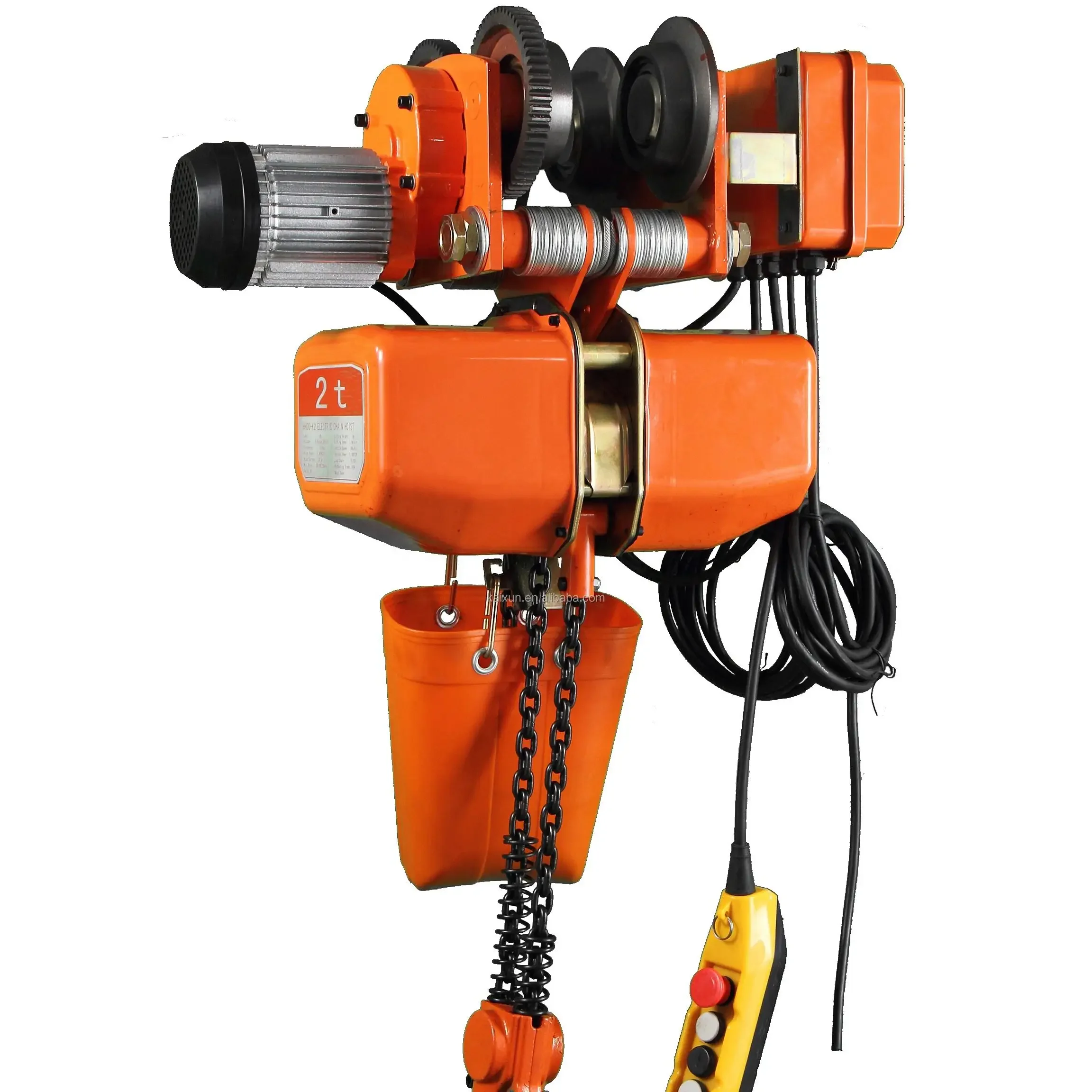 Excellent Quality 3 Ton Electric Lift Hoist Moving Chain Hoists 3 Phase Lifting Tools Wire Rope Electric Hoist