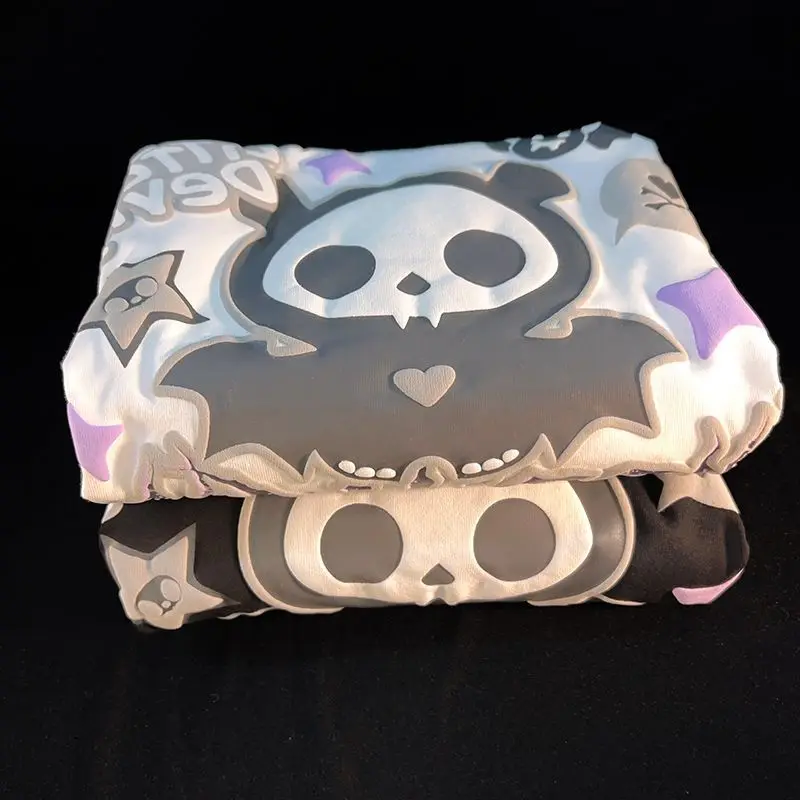 

Футболка больших размеров в американском стиле с забавным принтом «Маленький дьявол», уличная одежда, летние модные парные топы, хлопковые повседневные футболки с круглым вырезом