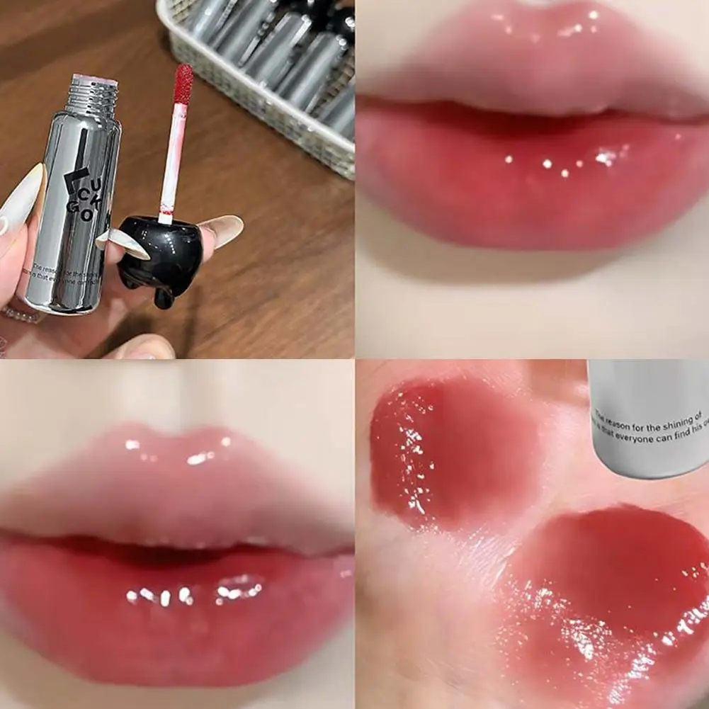 1pcs Langdurige Hydraterende Lipgloss Lippenbalsem Water Licht Spiegel Lip Glazuur Lipolie Hydraterende Voedende Lippenstift Make-up