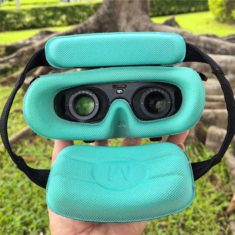 Capa Protetora Contra Poeira para Lentes de Óculos de Voo DJI Goggles 3, Máscara de Espuma G3, Almofada de Cabeça, Protetor de Olhos, Acessório AVATA2