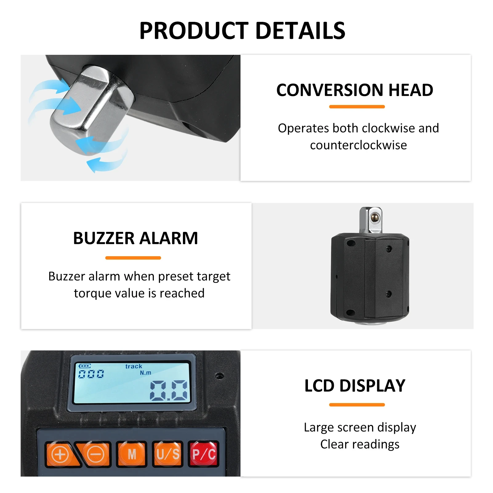 Digital Torque Wrench Meter 3/8\