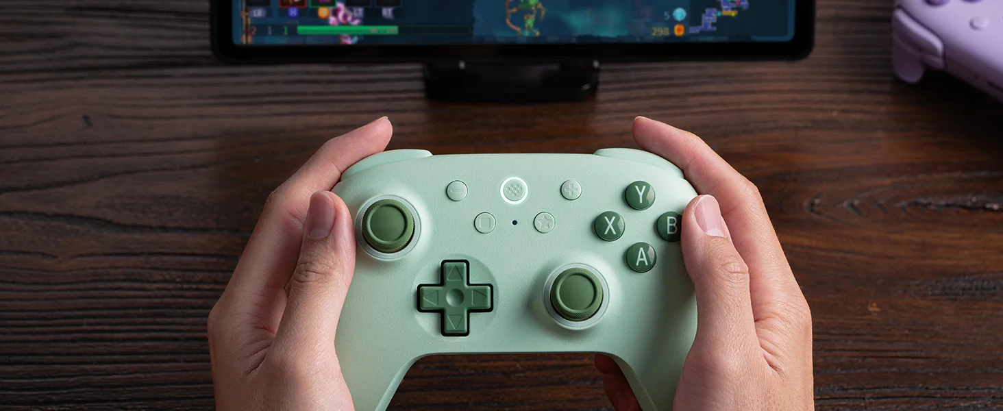 8BitDo Transparent Black Ultimate 2C 2.4G Wireless Gamepad Gaming Controller für Windows, Android, Hall-Effekt Windows 10 – Detail 14