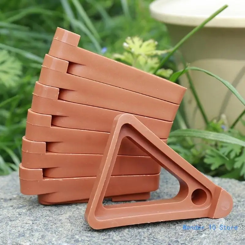 

24pcs Plant Pot Feet Invisible Flower Pot Risers Potted Plant Stand Pot Toes Lifters Supports for Indoor Outdoor Gardening Plant