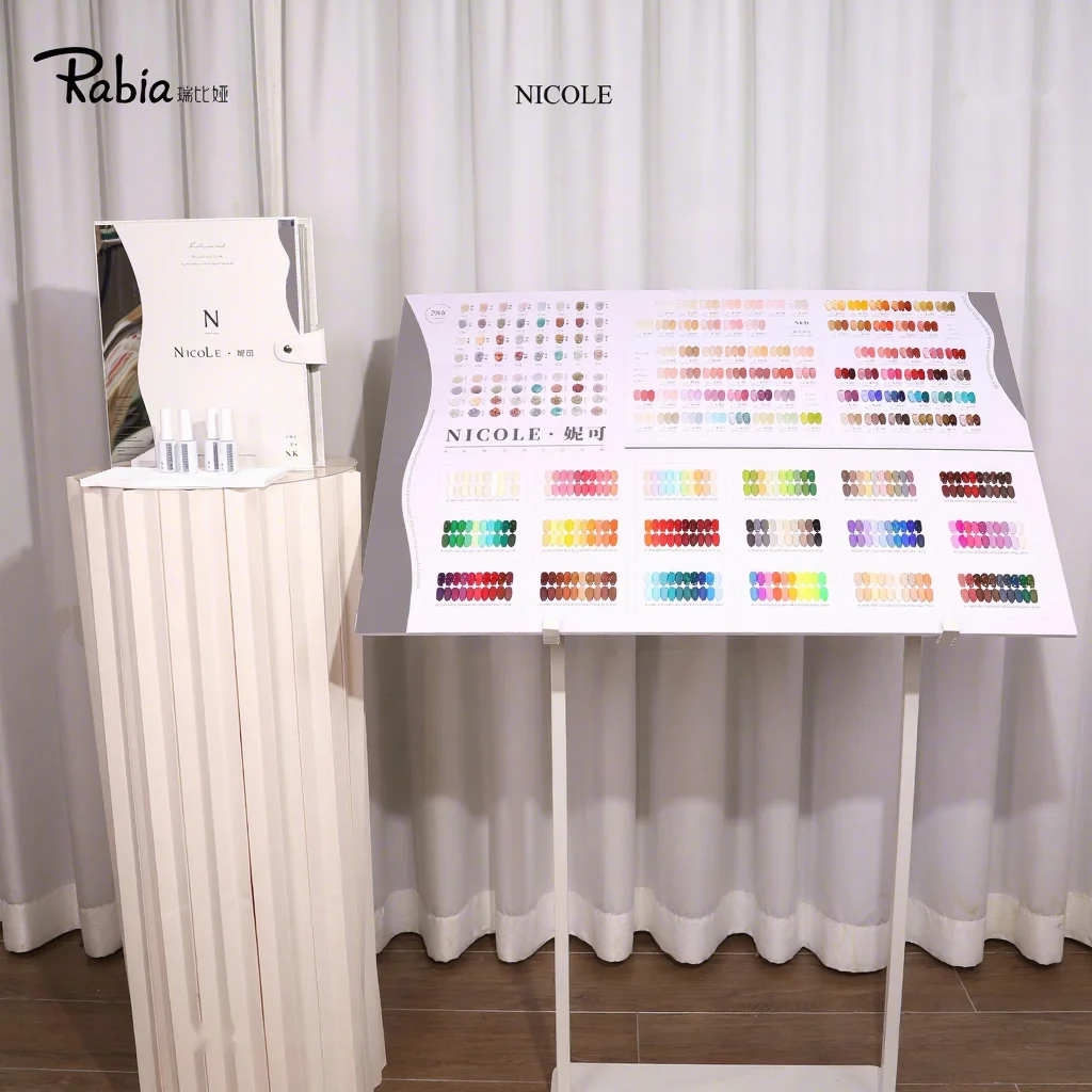 

NICOLE 288 Colors 280 Colors Nail Gel Set Nail Salon Professional New Model 2024 Hot Sale Nail Art Kit Non-toxic UV Gel Custom