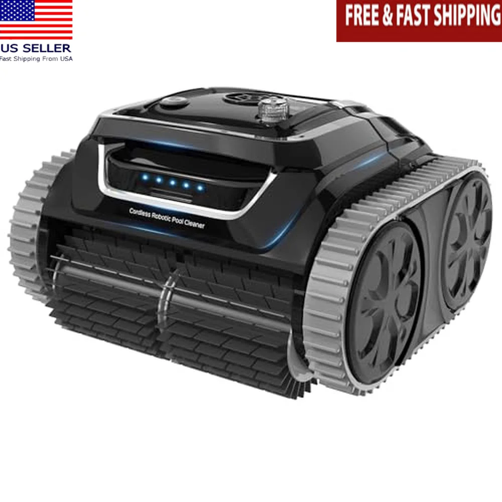 Kabelloser Roboter-Poolreiniger, Wandklettern, 7 Reinigungsmodi, schnelles Aufladen, automatischer Staubsauger, hält 150 Minuten S1 SE Pool-Roboter