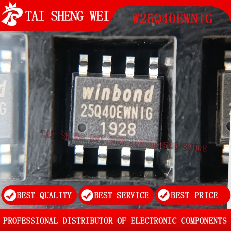 

10PCS W25Q40EWNIG 25Q40EWNIG W25Q40EWSNIG Original New Quality SOP-8 Chips