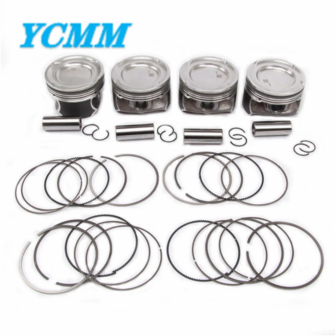 A2700302017 Pistons&Rings Set STD 83.00mm 20mm M270.920 For Mercedes-Benz W176 A260 X156 GLA220 GLA260 C117 CLA220 CLA260 4MATIC