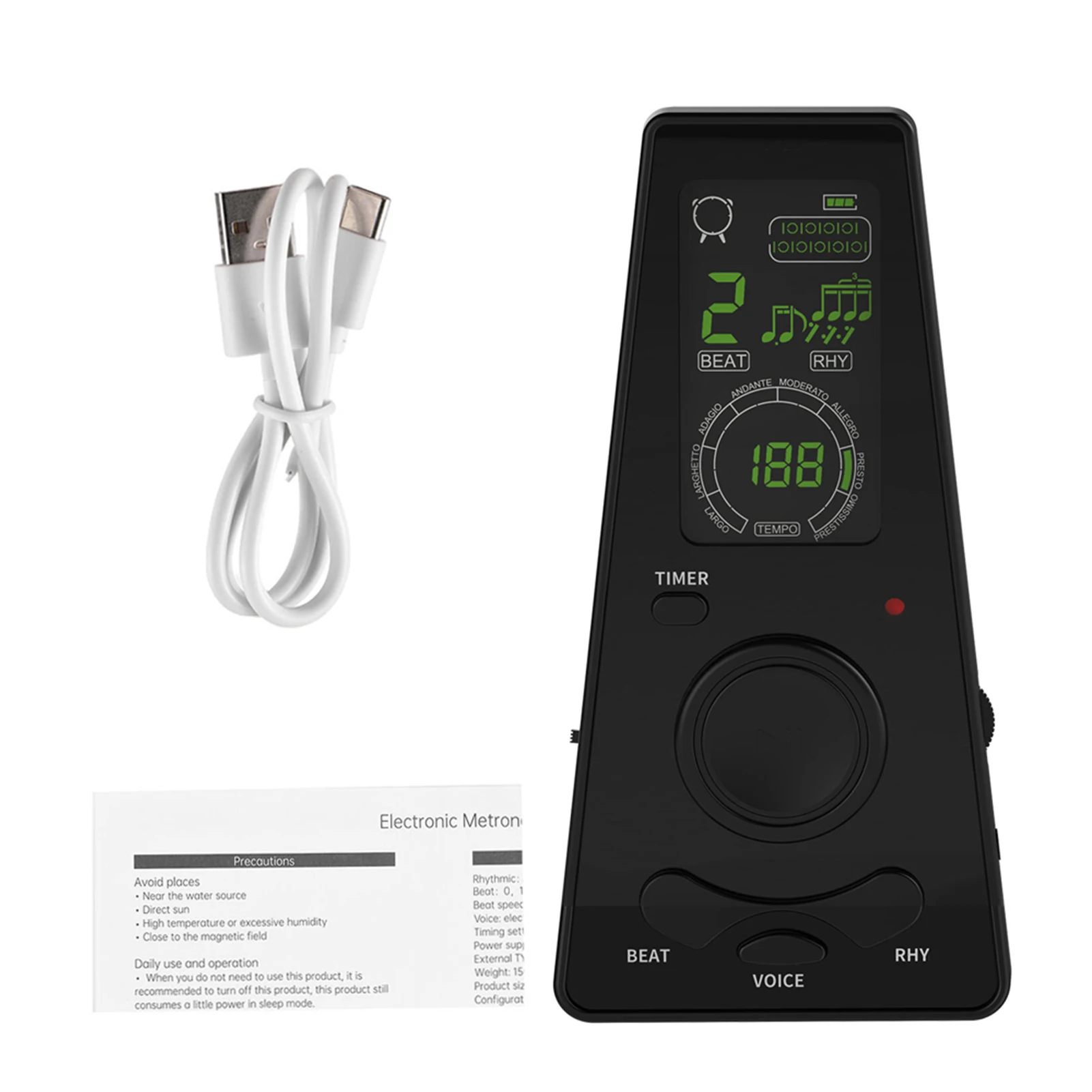 

Electronic Digital Metronome With Timer Metronome Electronic Digital Metronome Electronic Digital