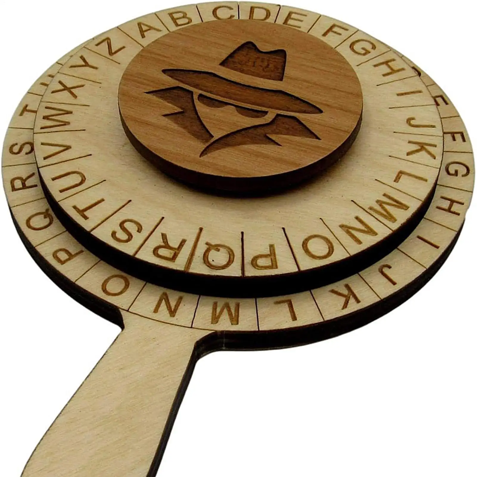 Creative Detective Spy Decoding Wheel Escape Room Decryption Password Disk Holiday Party Game Props Halloween Christmas Gift