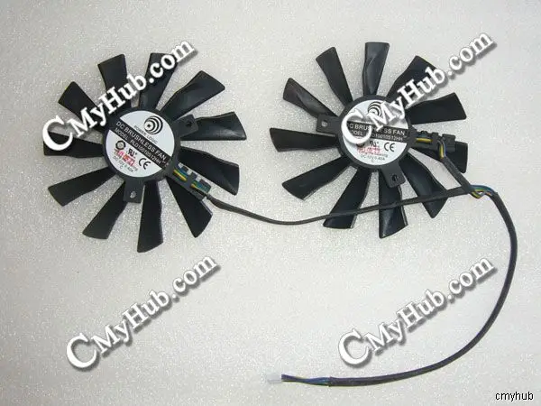 New For MSI R9 290X 280X 270X 260X GTX780 GTX950 GTX960 PLD10010S12HH 12V 0.40A Graphics Card Cooling Fan PLD10010S12HH