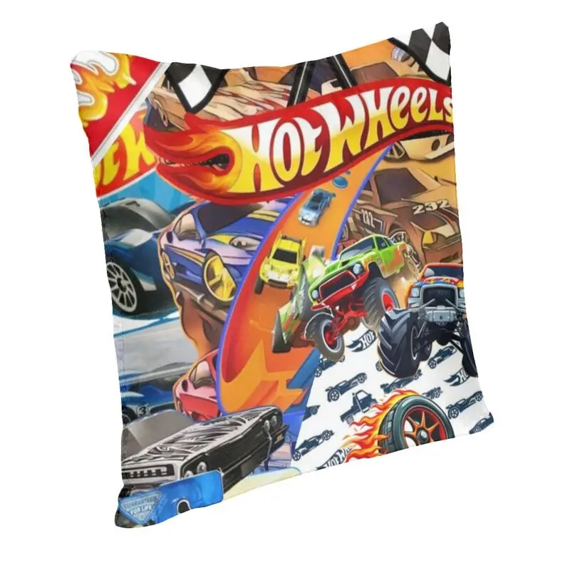 Hot Wheels Cartoon Sport Car Pillow Covers Home Decoration Modern Cushion Cover Soft Pillowcase