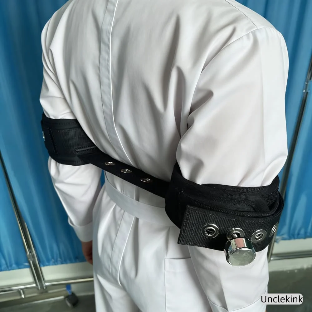 Magnetic Lock Wrist/Arm Restraints for Medical Soft Cotton Safety Cuffs Psychiatric Care Cuffs Cotton Patient Safety Straps view 3