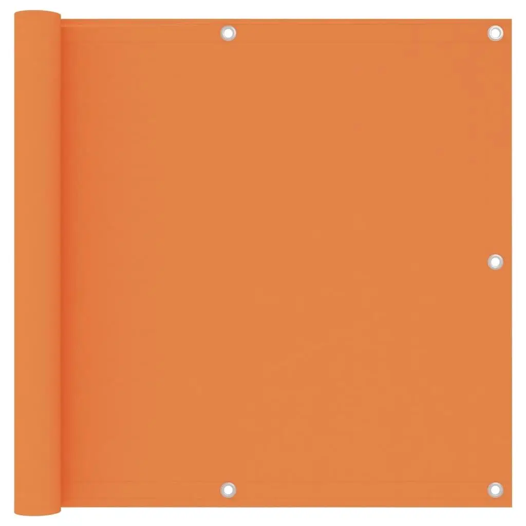 Balkon Privacyscherm Oranje 90x600 cm Oxford Stof Outdoor Schaduwbescherming
