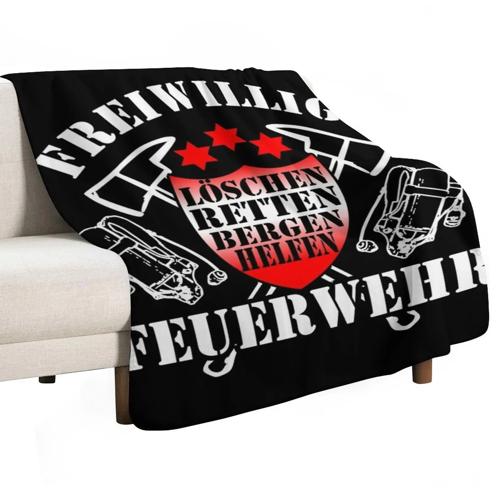 Firefighter firefighter Austria gift Throw Blanket Thermal Baby Multi-Purpose Polar cosplay anime Flannel Blankets