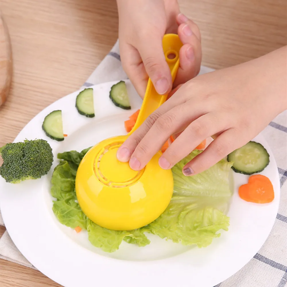 Rice Shovel Dispensing Scoop Semi-Circular Rice Mold Baby Eating Aid Utensil Press The Bottom Non-Stick Kitchen Accessories 2022