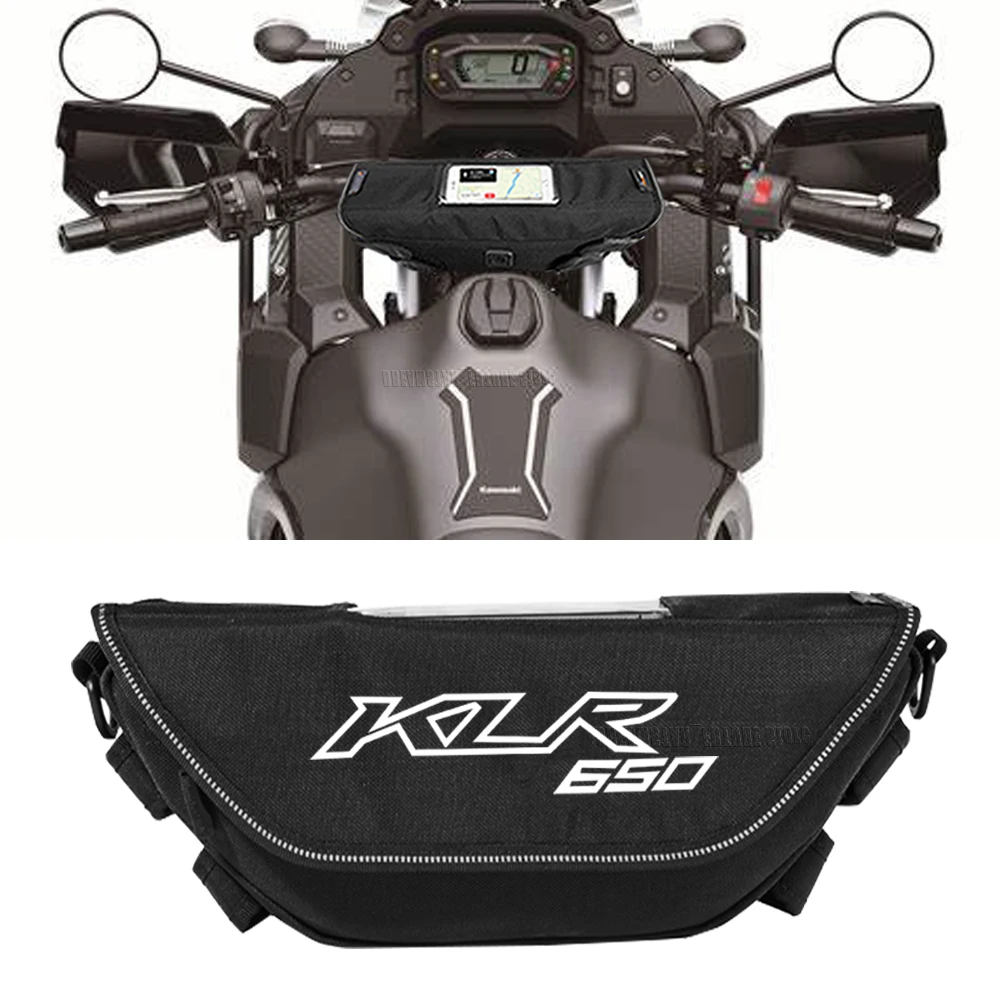 For KLR 650 KLR650 2008 - 2018 Waterproof motorcycle handlebar travel navigation bag