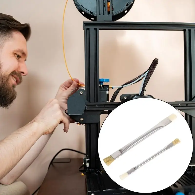 M7DA مضاد للفرشاة المستقلة تنظيف الفرشاة تنظيف فرشاة الكمبيوتر إصلاح مزدوج نهاية الانتهاء #5