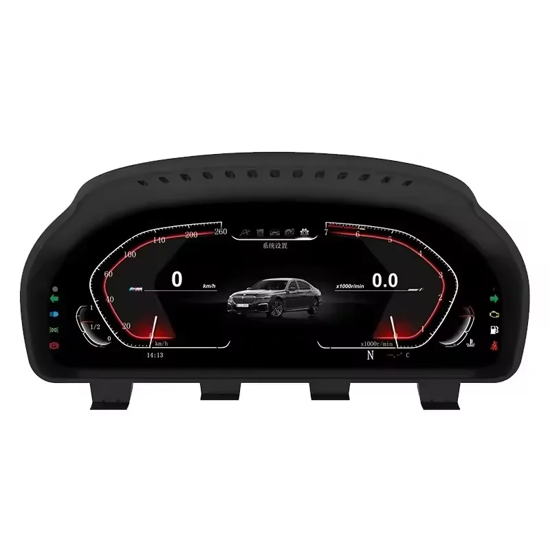 12.3 Inch BM F10 F18 5 Series Digital Dashboard Multimedia Instrument Cluster HD Screen Speedometer Car Digital Gauge Fuel