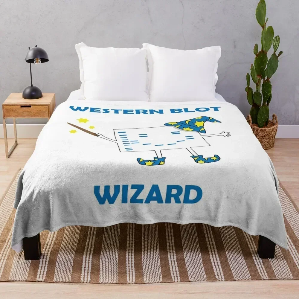 Western Blot Wizard, he loves Cell Biology! Throw Blanket Luxury Brand warm winter Extra Large Throw for sofa Blankets