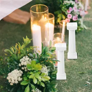 6 PCs Römische Säulenstatue Statue Statue Römische Pilar Dekoration Foto Square Griechische Säule Pot Säule Romano für Mini House 11 Hauptverkäufe griechische Säulen - №9