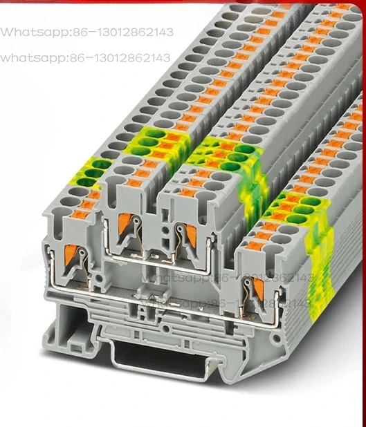 Phoenix double-layer grounding terminal 3210596 quick connect grounding terminal PTTB2.5-PE