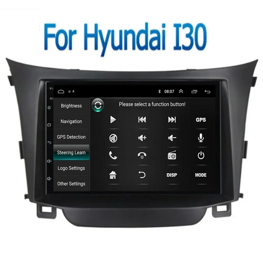 สําหรับ Hyundai I30 Elantra GT 2012 2013 2014 2015 2016 ถึง 2050 รถวิทยุ Android 13 Auto CarPlay GPS นําทางไม่มีเครื่องเล่น DVD