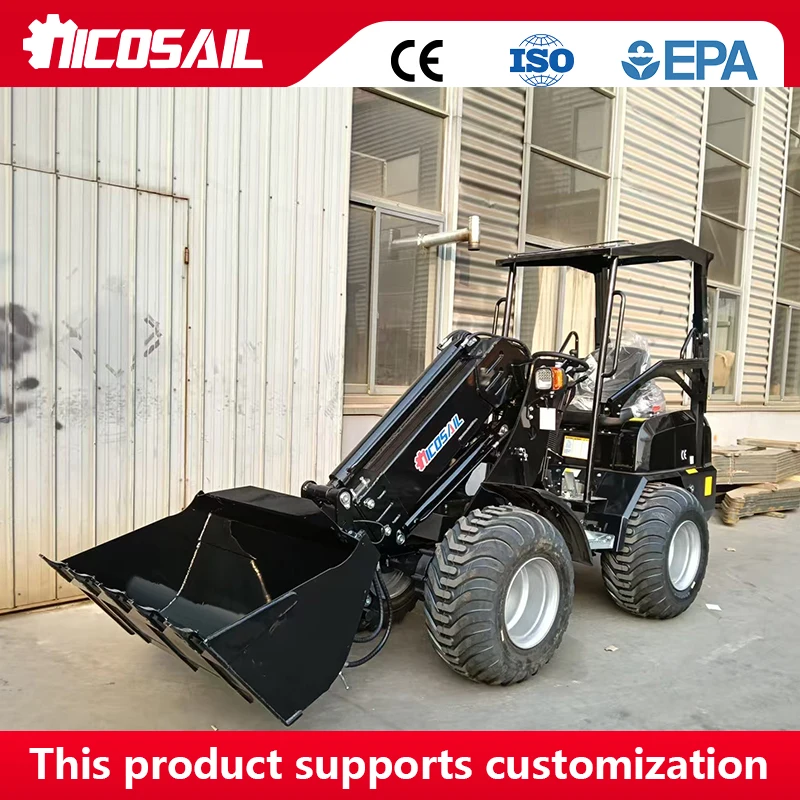 

18.5KW 800kg KZL918 Telescopic Loader Two-Speed Motor Optional for Narrow Space