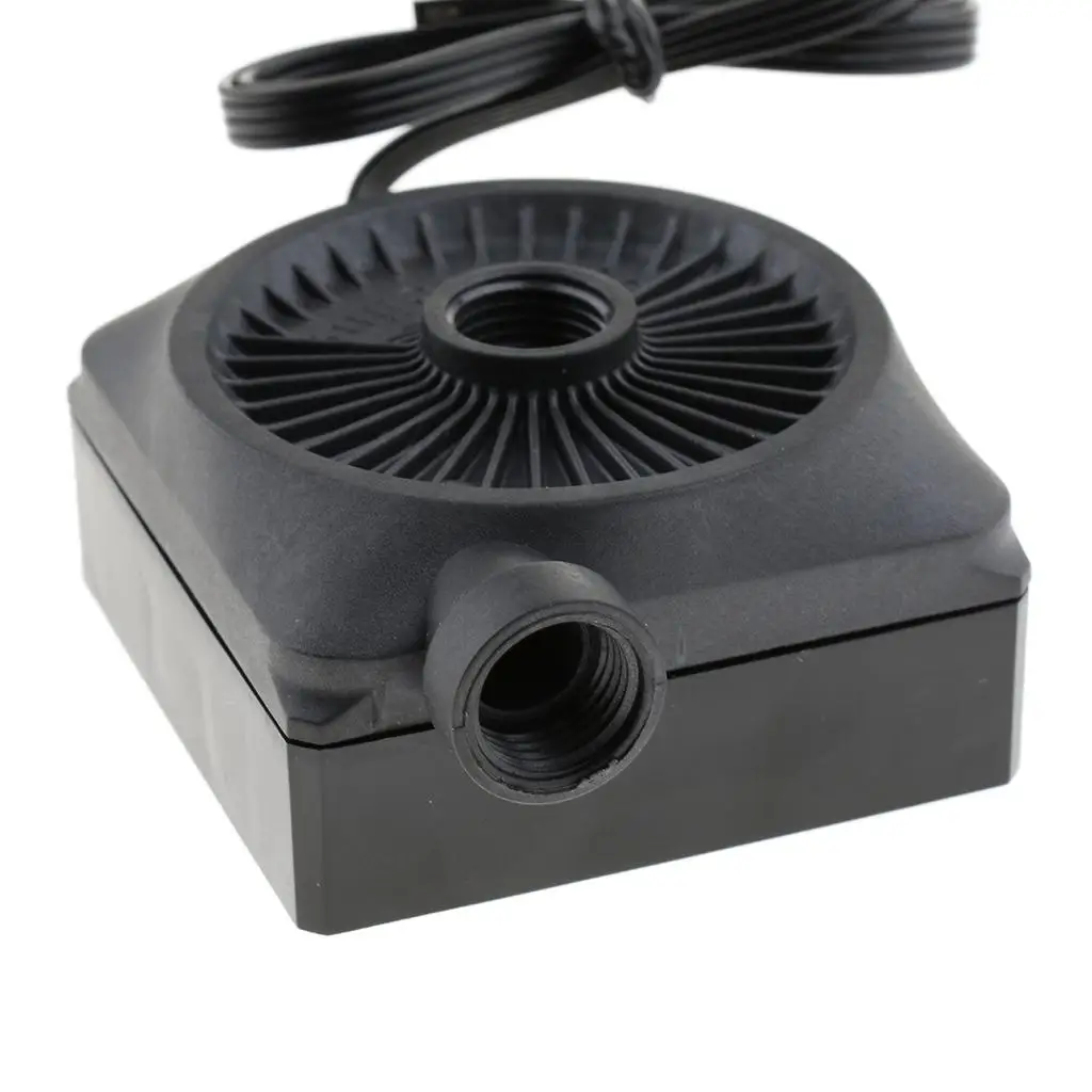 Water Cooling Pump Brushless Motor Type for Standard Radiator System PWM Tachometer Support 0.5A Current Draw ABS Shell