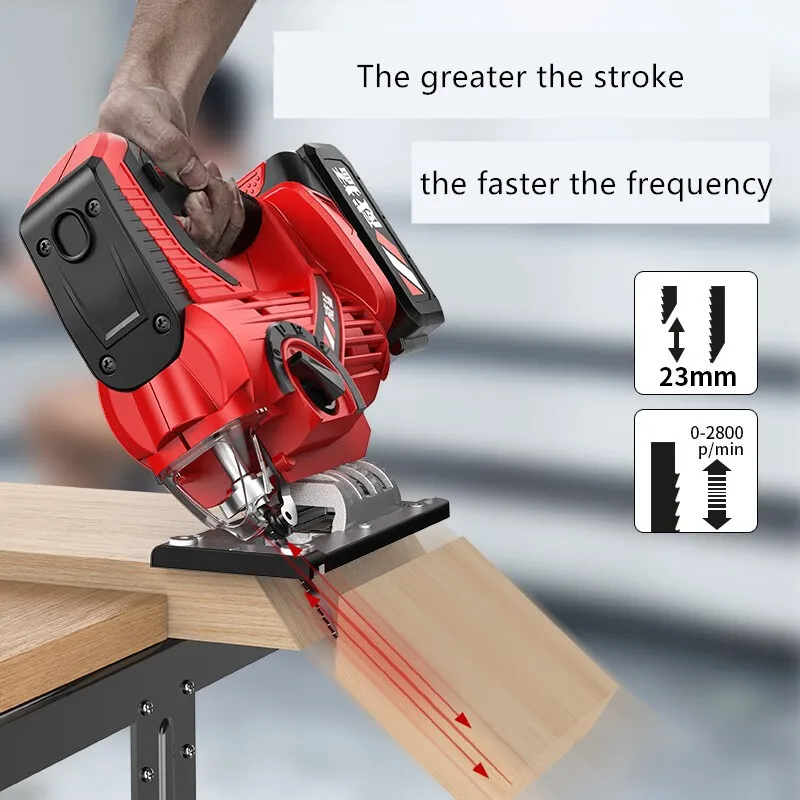 

WHAMX 65MM 21v cordless jig saw tool machine wood