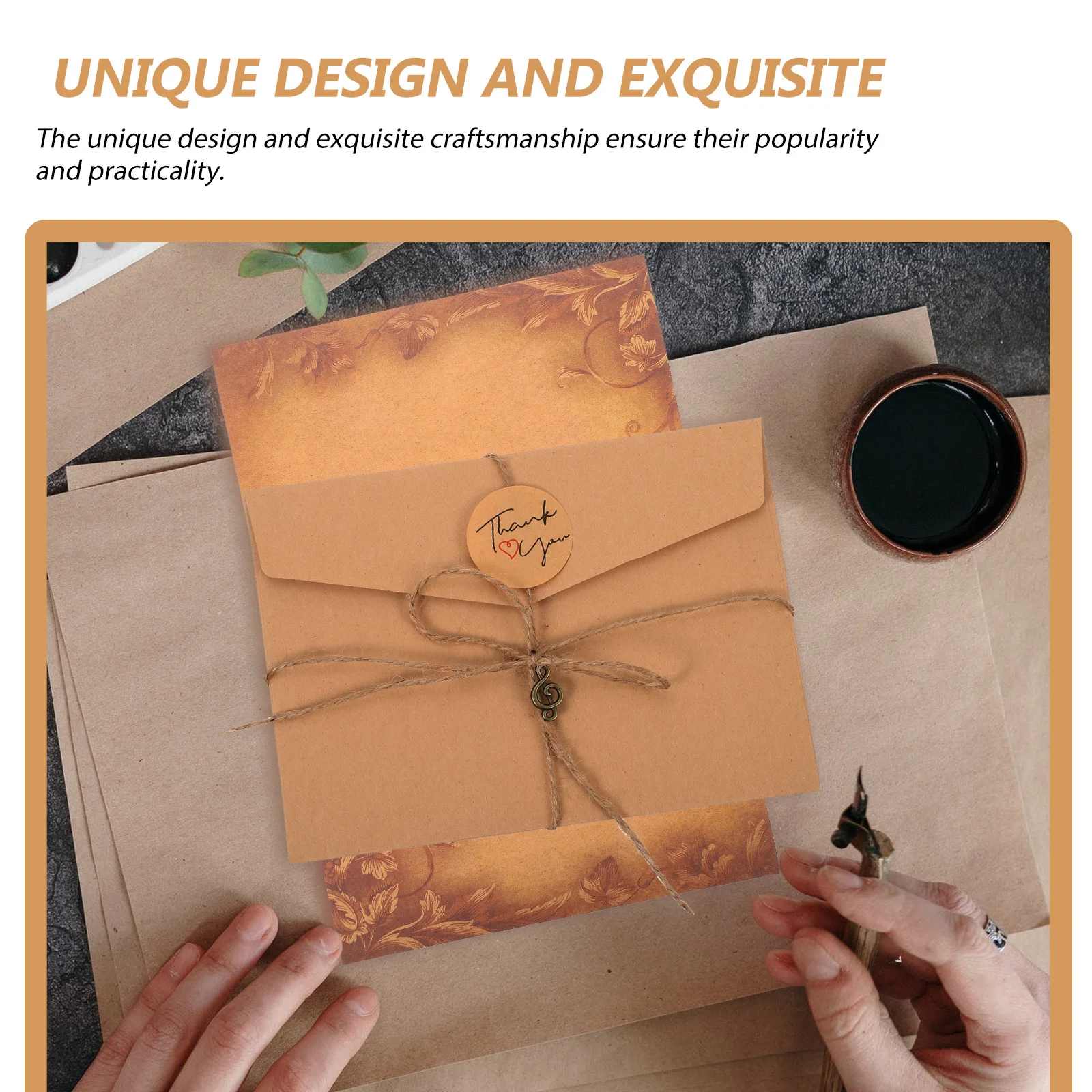 

3Sets Vintage Writing Paper Envelope Set Elegant Letter Kit Festival Gift Stationery Paper Letter Writing Set Envelope Gift Kit