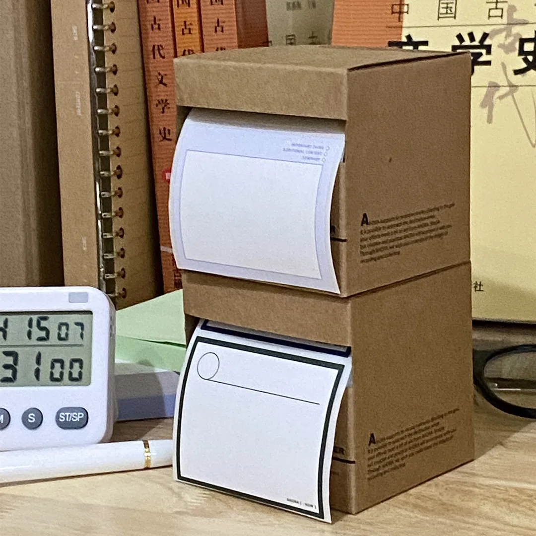 Skytronic 250 fogli Sticky Memo Note Creative INS Notepad Paper Message Paper Journal Agenda studio Pull Out Design Pocket Book