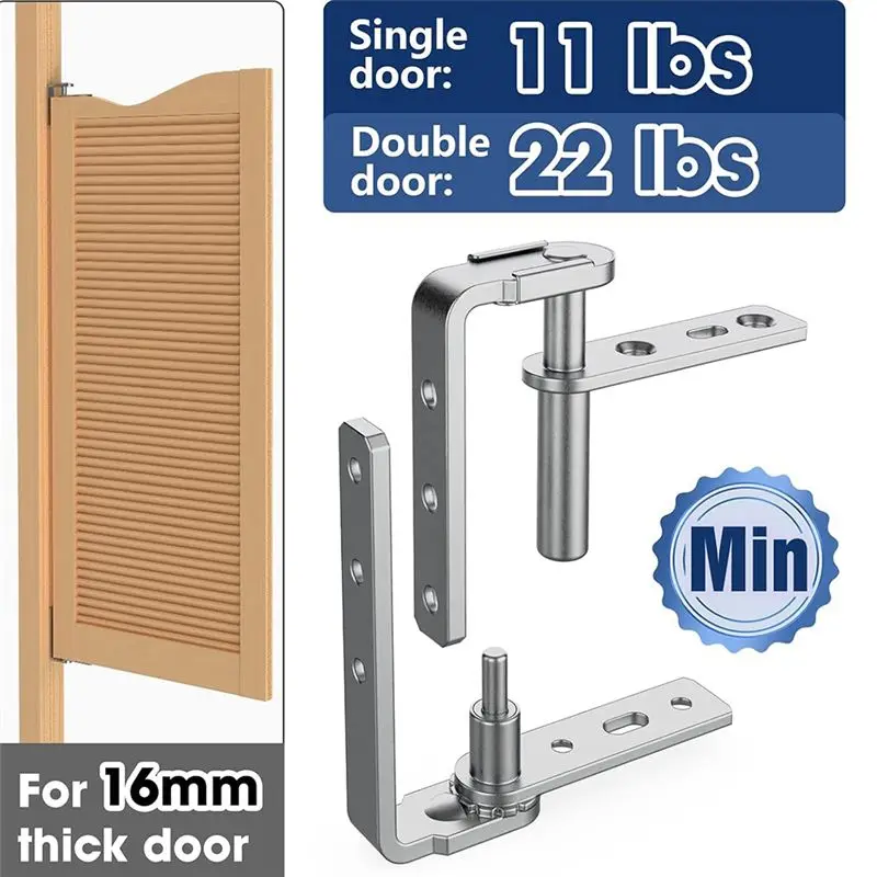 [NEW!X13A】 Cafe For Swinging Door Hinges Hardware Saloon Door Hinges For Swinging Door Hinge Components Silver
